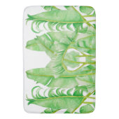 Banana-Blätter auf einer Bademüte Badematte (Vorderseite Vertikal)