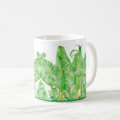 Banana-Blätter auf einer klassischen Tasse (11 oz. (VorderseiteRechts)