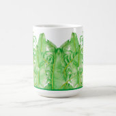 Banana-Blätter auf einer klassischen Tasse (15 oz. (Mittel)