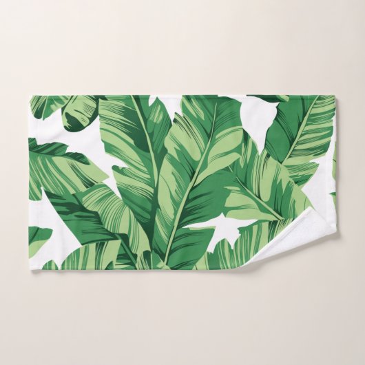 Banana-Blätter Badhandtuch Set (Handtuch)