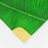 Banana-Blätter Fleecedecke (Ecke)