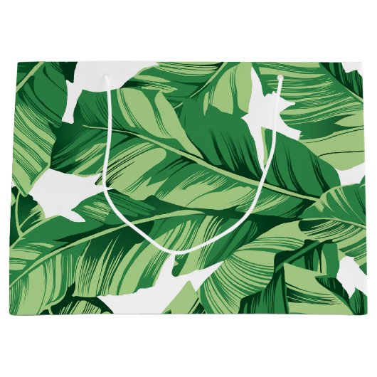 Banana-Blätter Große Geschenktüte (Vorderseite)