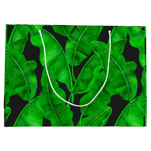 Banana-Blätter Große Geschenktüte (Rückseite)