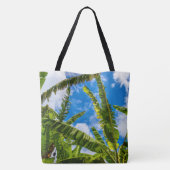Banana-Blätter, Grove Farm Hawaiian Aloha Beach Ba Tasche (Rückseite)