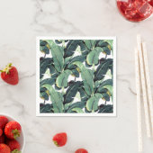Banana Blätter Palm Tree Tropical Paper Napkins Serviette (Beispiel)