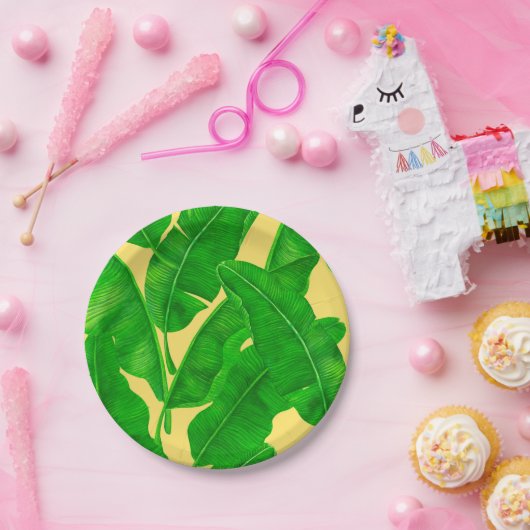 Banana-Blätter Pappteller (Party)