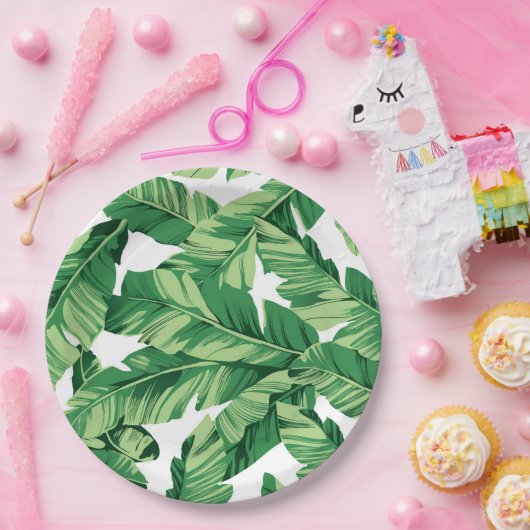 Banana-Blätter Pappteller (Party)
