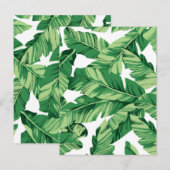 Banana-Blätter Postkarte (Vorne/Hinten)