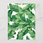 Banana-Blätter Postkarte (Vorderseite)
