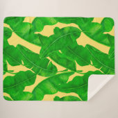 Banana-Blätter Sherpadecke (Vorderseite (Horizontal))