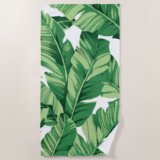 Banana-Blätter Strandtuch (Vorderseite)