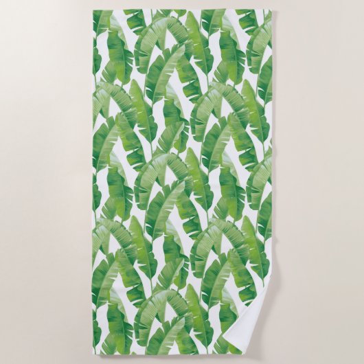 Banana-Blätter Strandtuch (Vorderseite)