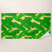 Banana-Blätter Strandtuch (Vorderseite)