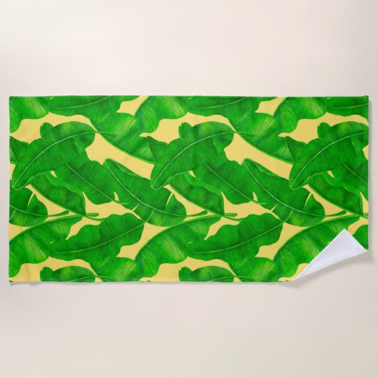 Banana-Blätter Strandtuch (Vorderseite)
