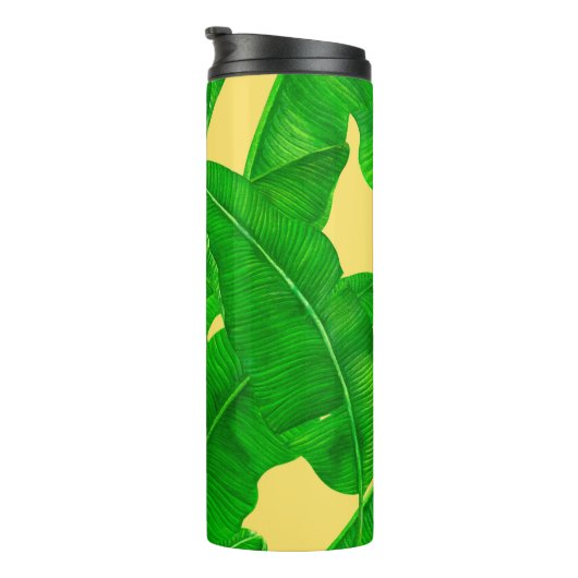 Banana-Blätter Thermosbecher (Nach rechts gedreht)
