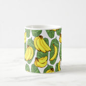 Banana-Blätter: tropisches Fruchtmuster Kaffeetasse (Mittel)