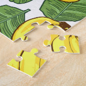 Banana-Blätter: tropisches Fruchtmuster Puzzle (Seite)