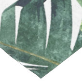 Banana Blätter Wasserfarbe Tropische botanische Pa Tischdecke (Schrägansicht)