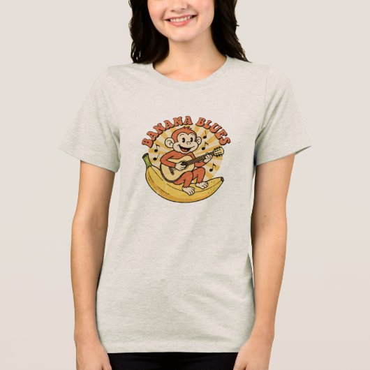 BANANA BLUES Tri-Blend SHIRT (Vorderseite)