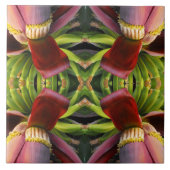 Banana-Blume Fliese (Vorderseite)