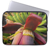 Banana-Blume Laptopschutzhülle (Vorderseite)