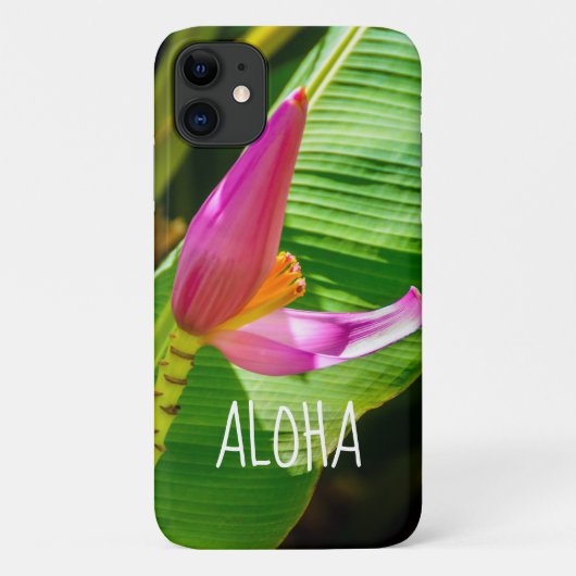 Banana-Blume, Limahuli Gardens, Kauai, Hawaii Case-Mate iPhone Hülle (Rückseite)