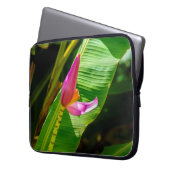 Banana-Blume, Limahuli Gardens, Kauai Wetsuit Laptopschutzhülle (Vorderseite Links)