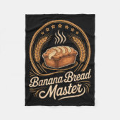 Banana Bread Master Baker Chef Humor Fall Baking L Fleecedecke (Vorderseite)