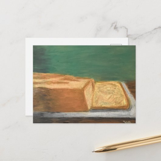 Banana Bread Postkarte (Vorderseite/Rückseite Beispiel)