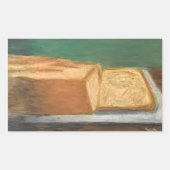 Banana Bread Rechteckiger Aufkleber (Vorderseite)