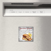 Banana Bread Recipe Magnet (In Situ (Geschirrspüler))