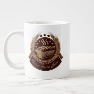 "Banana Broad Master Emblem - Rustikale Bäckerei L Jumbo-Tasse