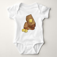Banana Brot Loaf Slice Butter Backfood