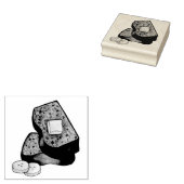 Banana Brot Loaf Slice Butter Backfood Gummistempel (Stempel)