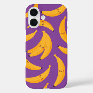 Banana Buddies Bliss - Niedliche Kawaii-Gelbe Bana iPhone 16 Hülle