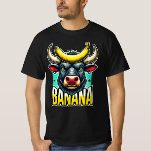 Banana Bull - absurdes Tierdesign für Witzbolde T-Shirt
