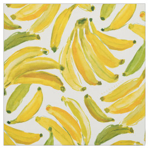 BANANA BUNCH Fruchtmuster Stoff