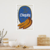 Banana Bunch - Matchbox Print - Aesthetic Wall Art Poster (Küche)