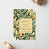 Banana Bunch Neue Ankündigungskarten für die Adres Mitteilungskarte (Vorderseite/Rückseite Beispiel)