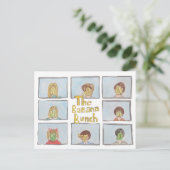 Banana Bunch Postkarte (Stehend Vorderseite)