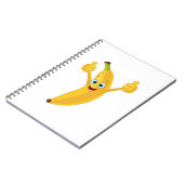 Banana Cartoon Design Notizblock (Linke Seite)