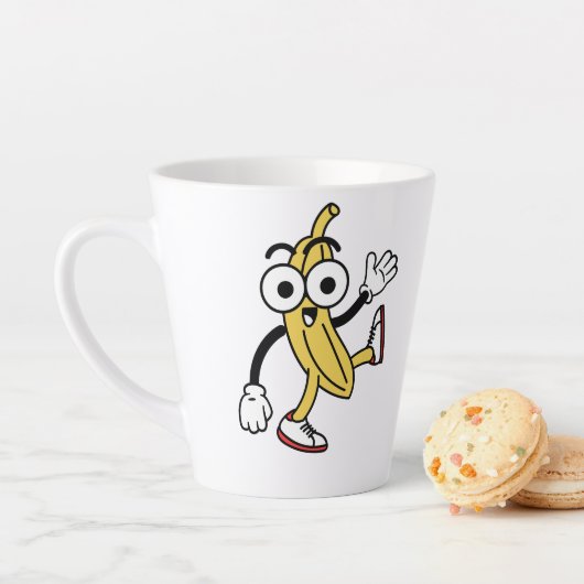 Banana-Cartoon Milchtasse (Beispiel)