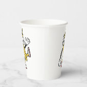 Banana-Cartoon Pappbecher (Rechts)