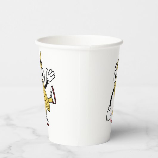 Banana-Cartoon Pappbecher (Rechts)