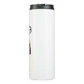 Banana-Cartoon Thermosbecher (Rückseite)