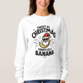 Banana Claus Sweatshirt (Vorderseite)