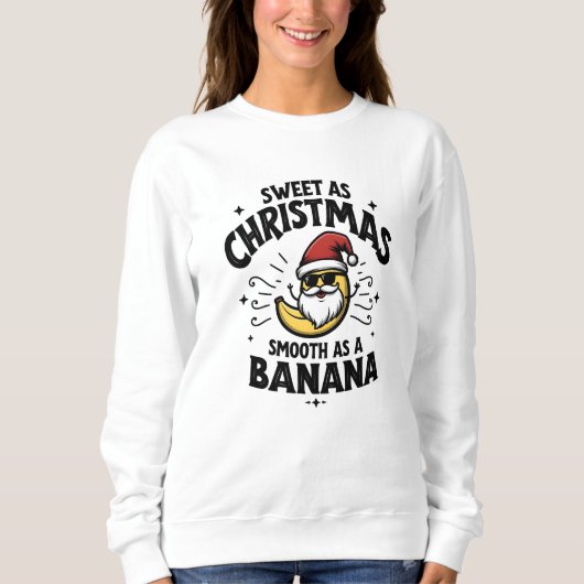 Banana Claus Sweatshirt (Vorderseite)
