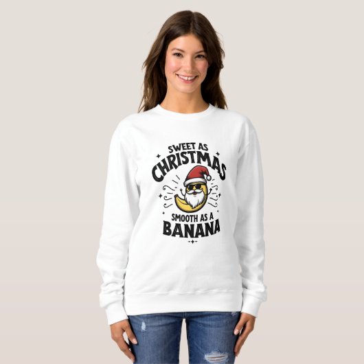 Banana Claus Sweatshirt (Vorne ganz)