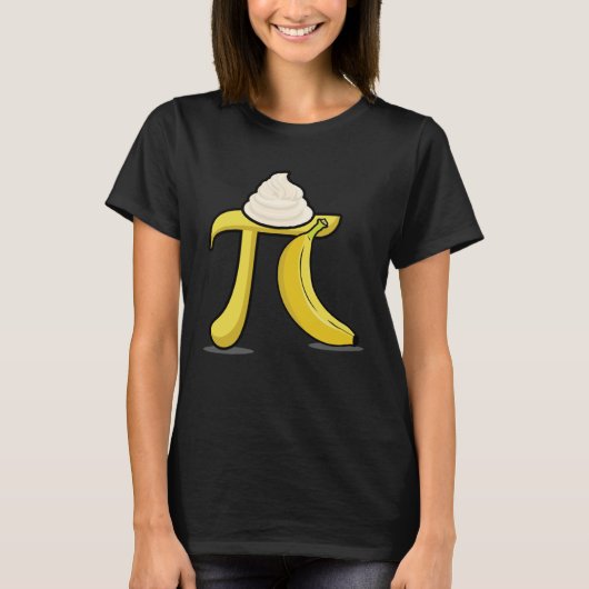 Banana Cream Pi Pi Day Math Teacher T-Shirt (Vorderseite)