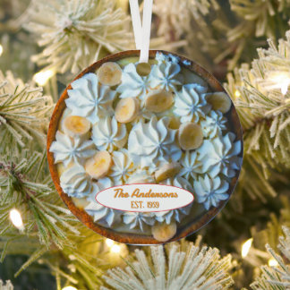 Banana Cream Pie Baker Personalisiert Ornament Aus Metall